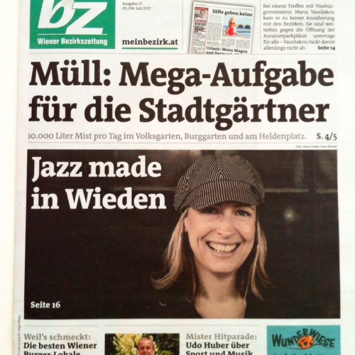 Wiener Bezirkszeitung - Titelblatt